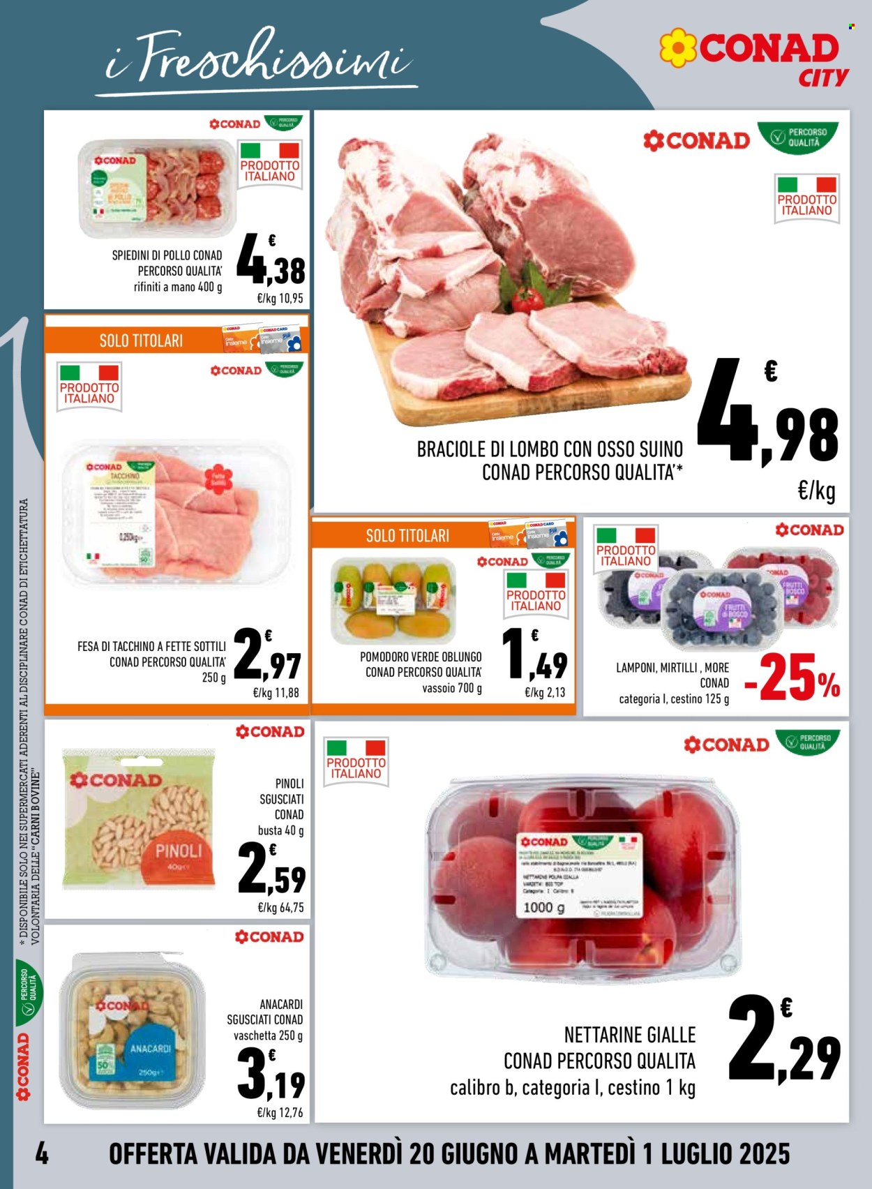 Volantino Conad - 20/6/2025 - 1/7/2025. Pagina 4