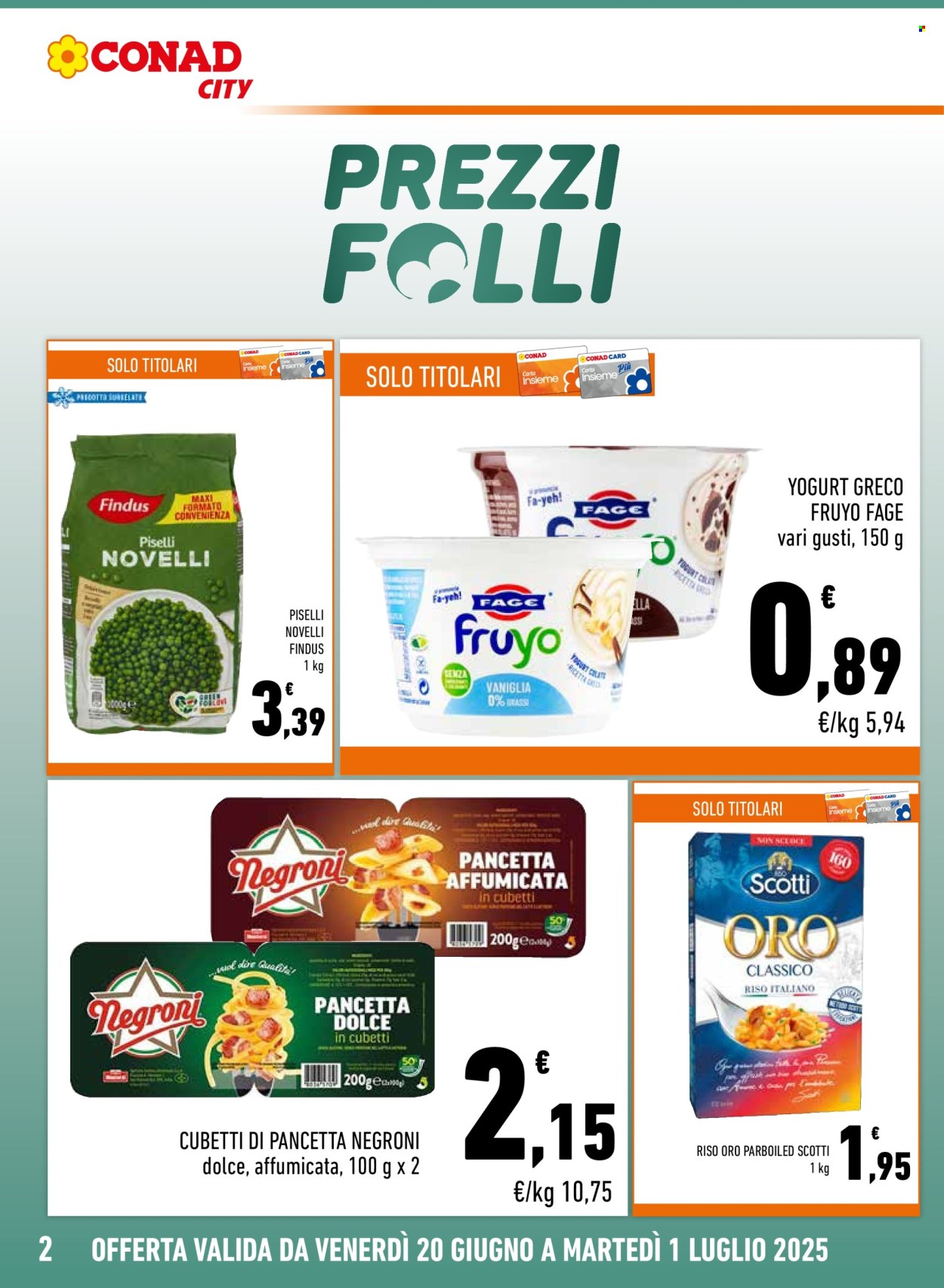 Volantino Conad City - 20/6/2025 - 1/7/2025. Pagina 2