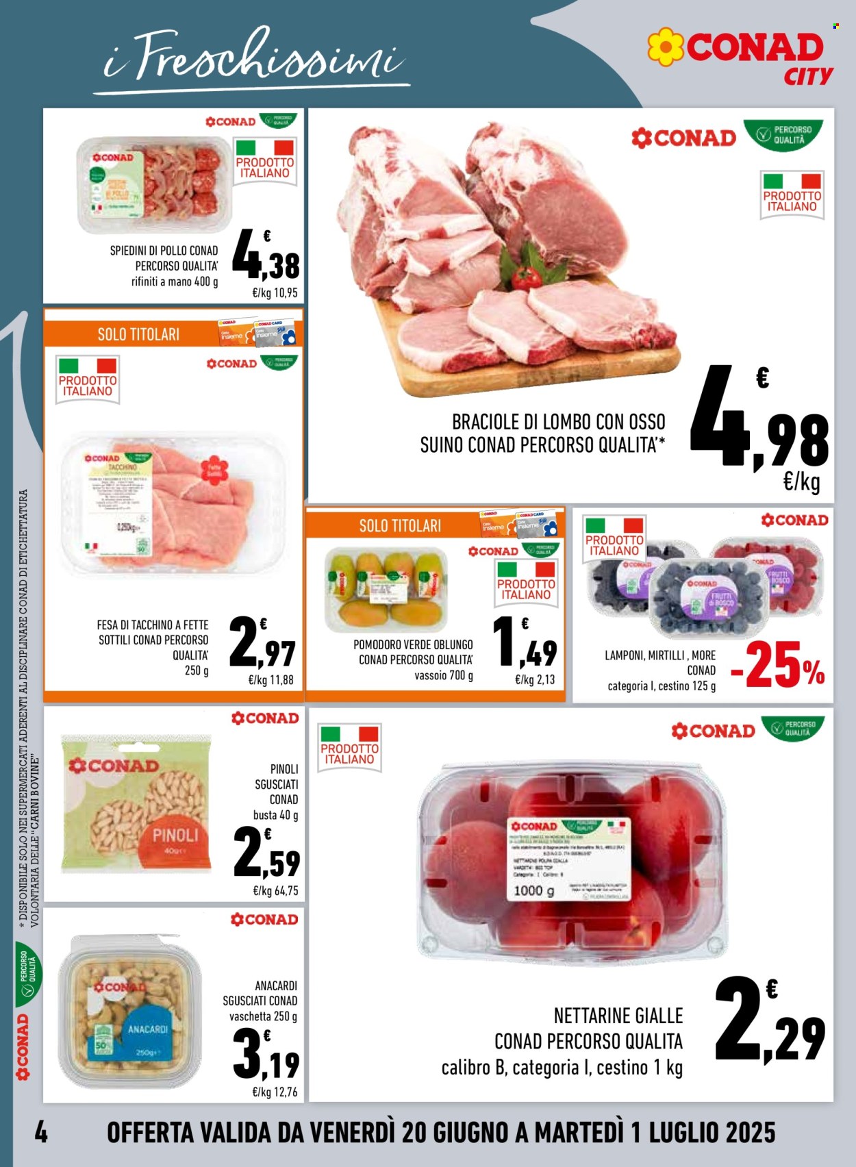 Volantino Conad City - 20/6/2025 - 1/7/2025. Pagina 4
