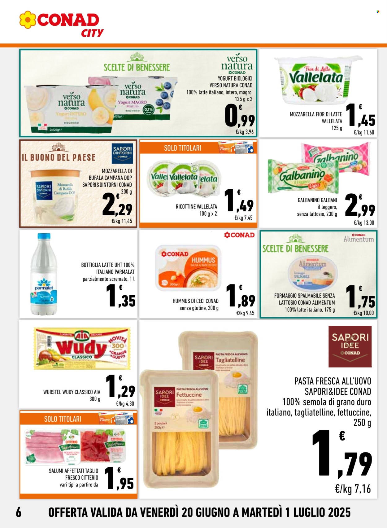 Volantino Conad City - 20/6/2025 - 1/7/2025. Pagina 6