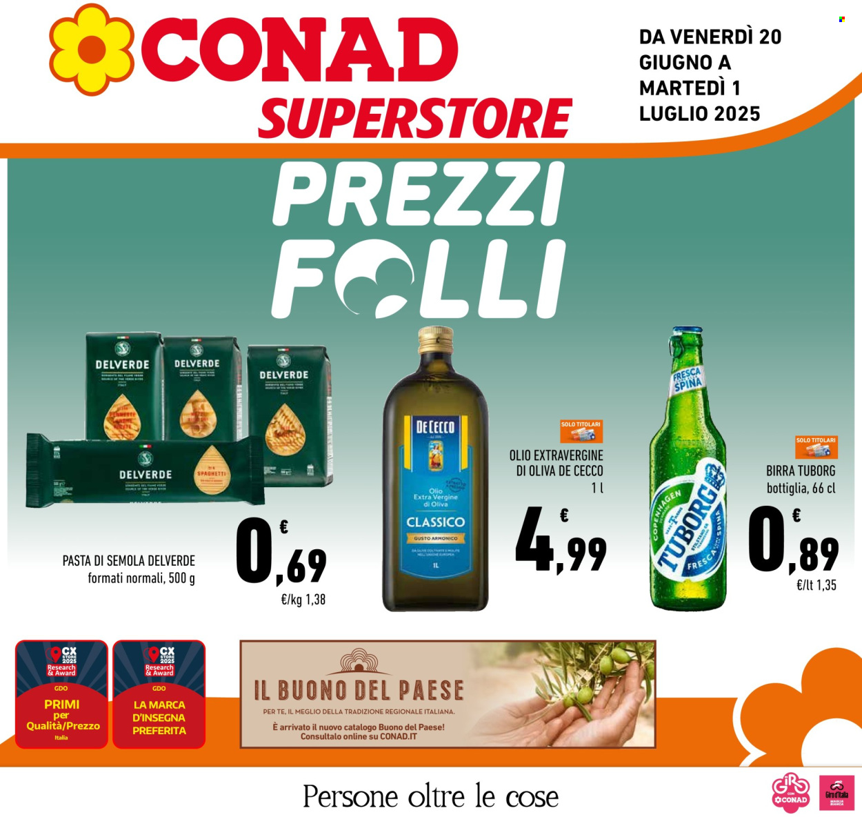 Volantino Conad Superstore - 20/6/2025 - 1/7/2025. Pagina 1