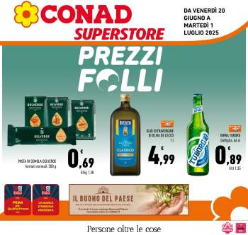 Volantino Conad Superstore - 20/6/2025 - 1/7/2025.