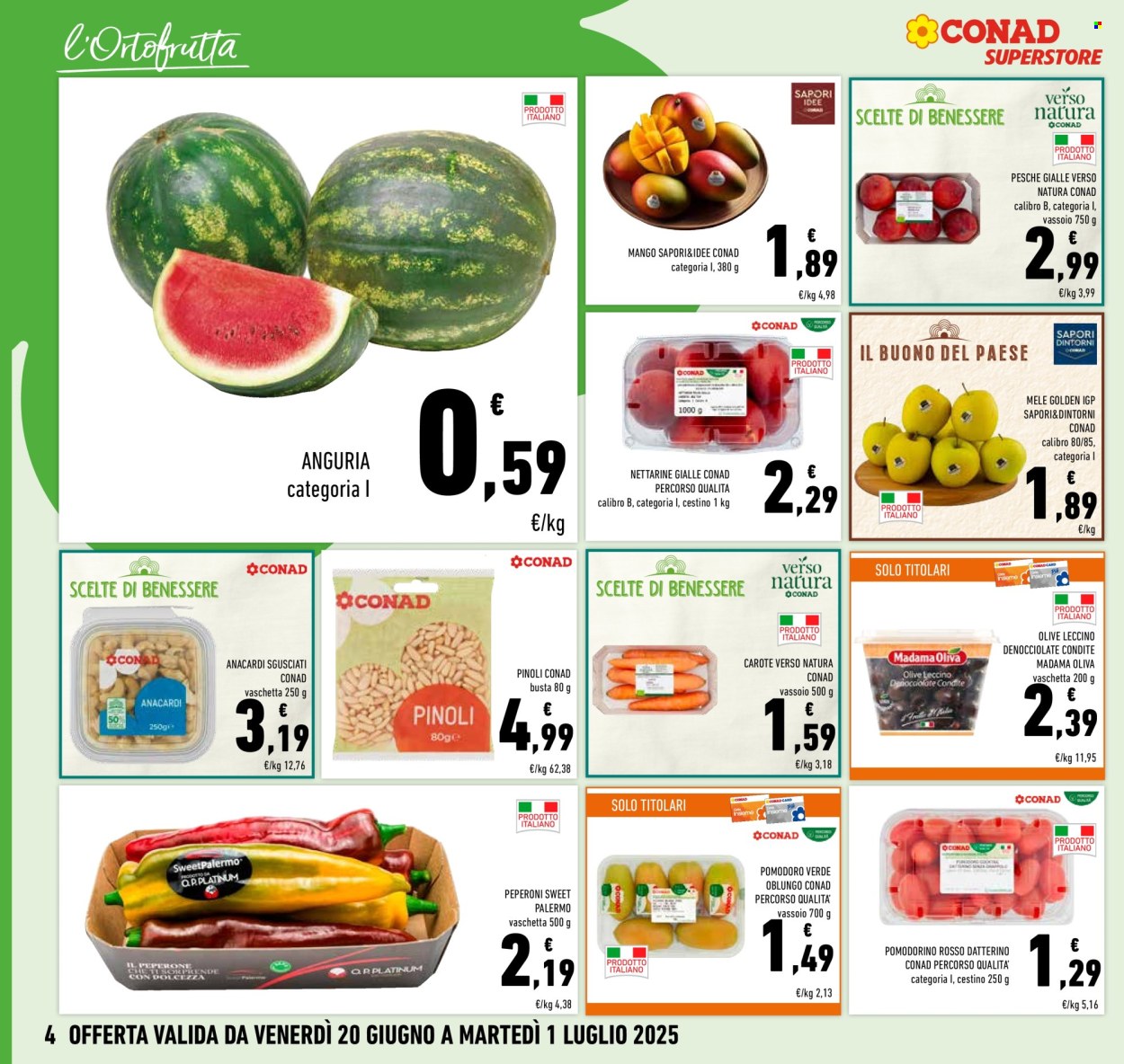 Volantino Conad Superstore - 20/6/2025 - 1/7/2025. Pagina 4