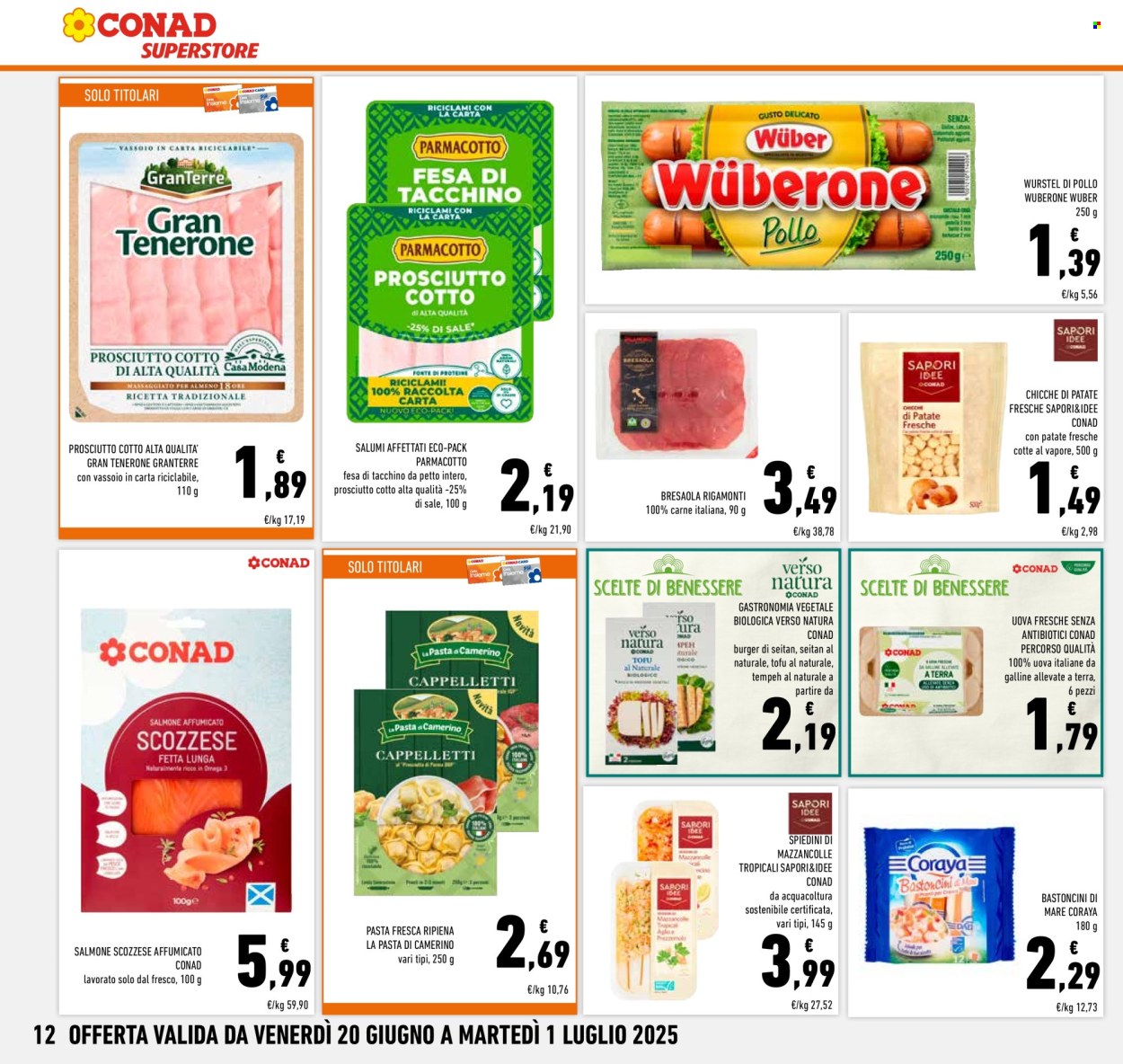 Volantino Conad Superstore - 20/6/2025 - 1/7/2025. Pagina 12