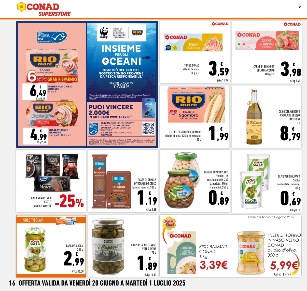 Volantino Conad Superstore - 20/6/2025 - 1/7/2025. Pagina 16