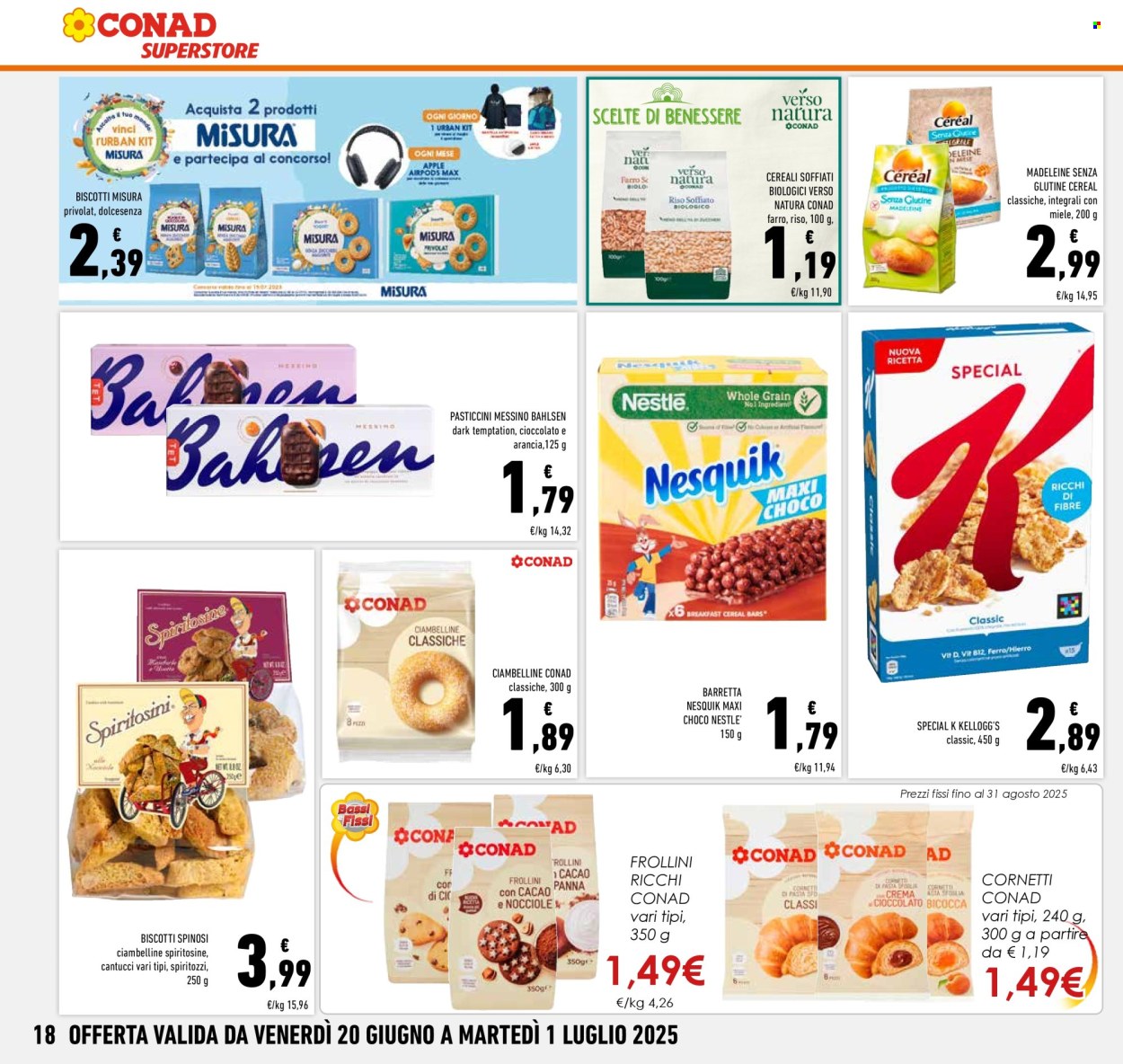 Volantino Conad Superstore - 20/6/2025 - 1/7/2025. Pagina 18