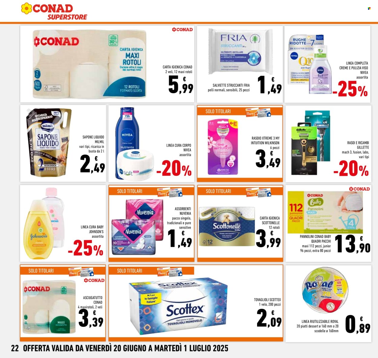 Volantino Conad Superstore - 20/6/2025 - 1/7/2025. Pagina 22