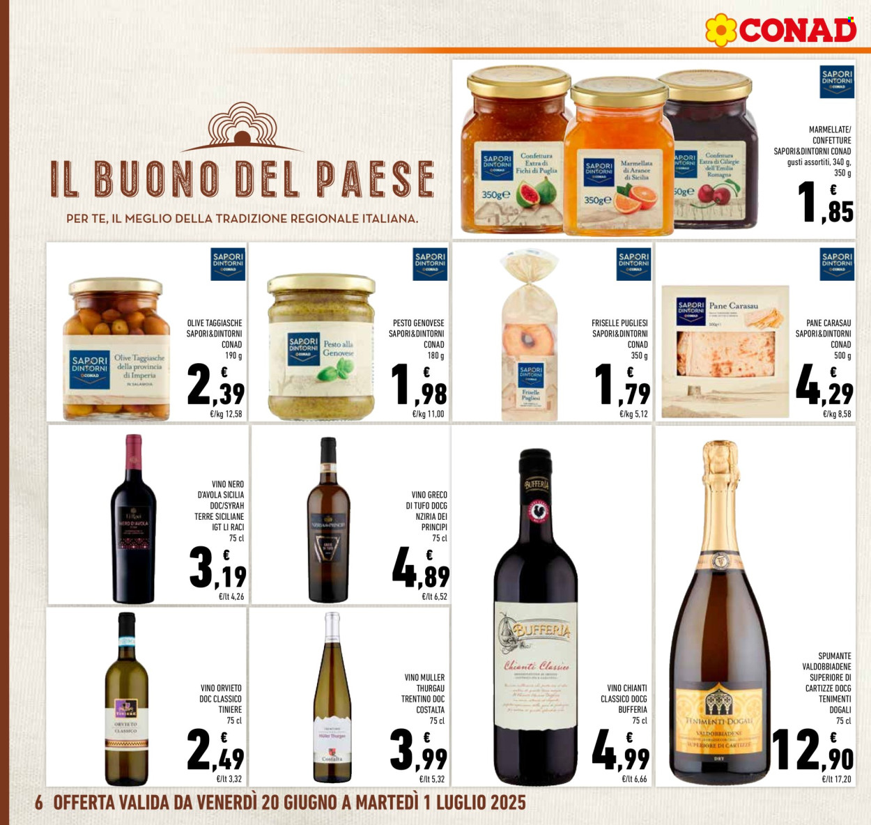 Volantino Conad - 20/6/2025 - 1/7/2025. Pagina 6