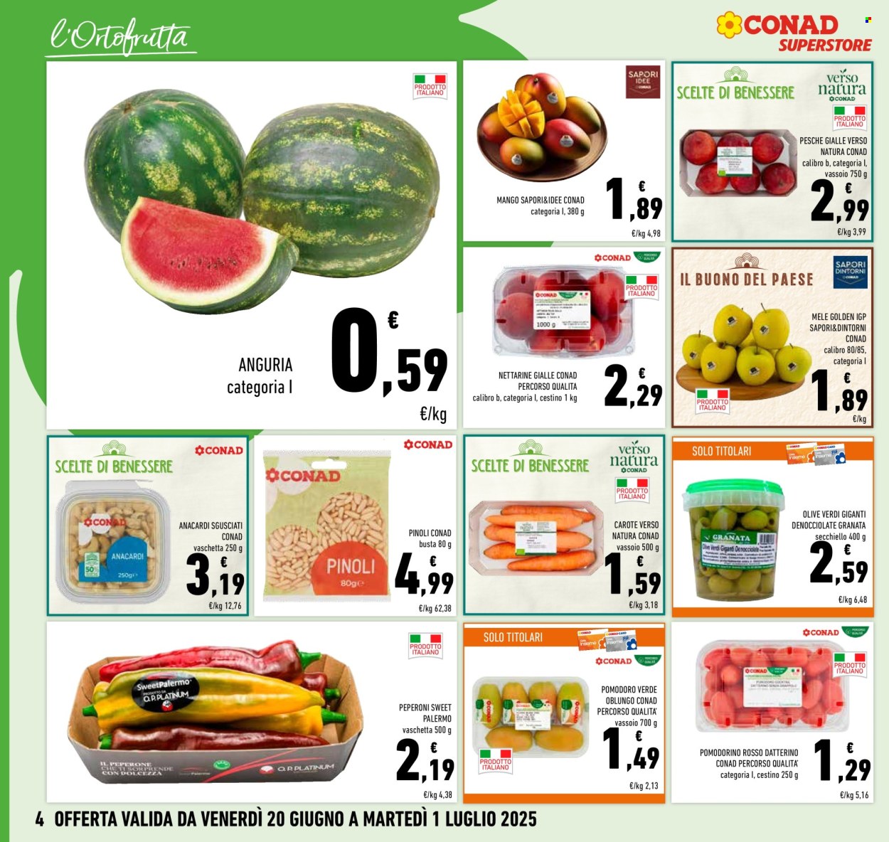 Volantino Conad Superstore - 20/6/2025 - 1/7/2025. Pagina 4
