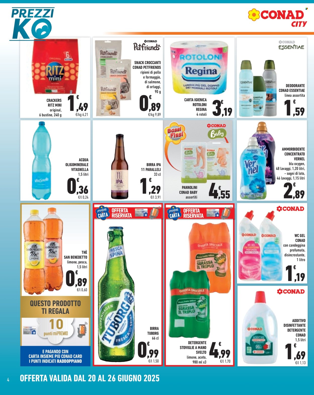 Volantino Conad City - 20/6/2025 - 26/6/2025. Pagina 4