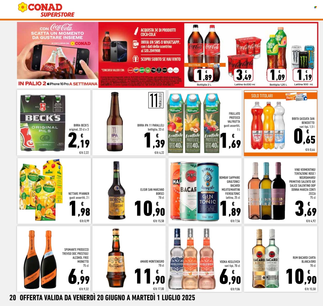 Volantino Conad Superstore - 20/6/2025 - 1/7/2025. Pagina 20