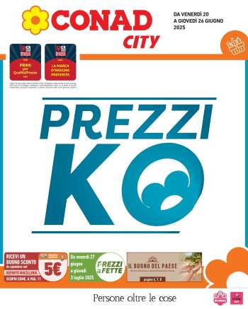 Volantino Conad City - 20/6/2025 - 26/6/2025.