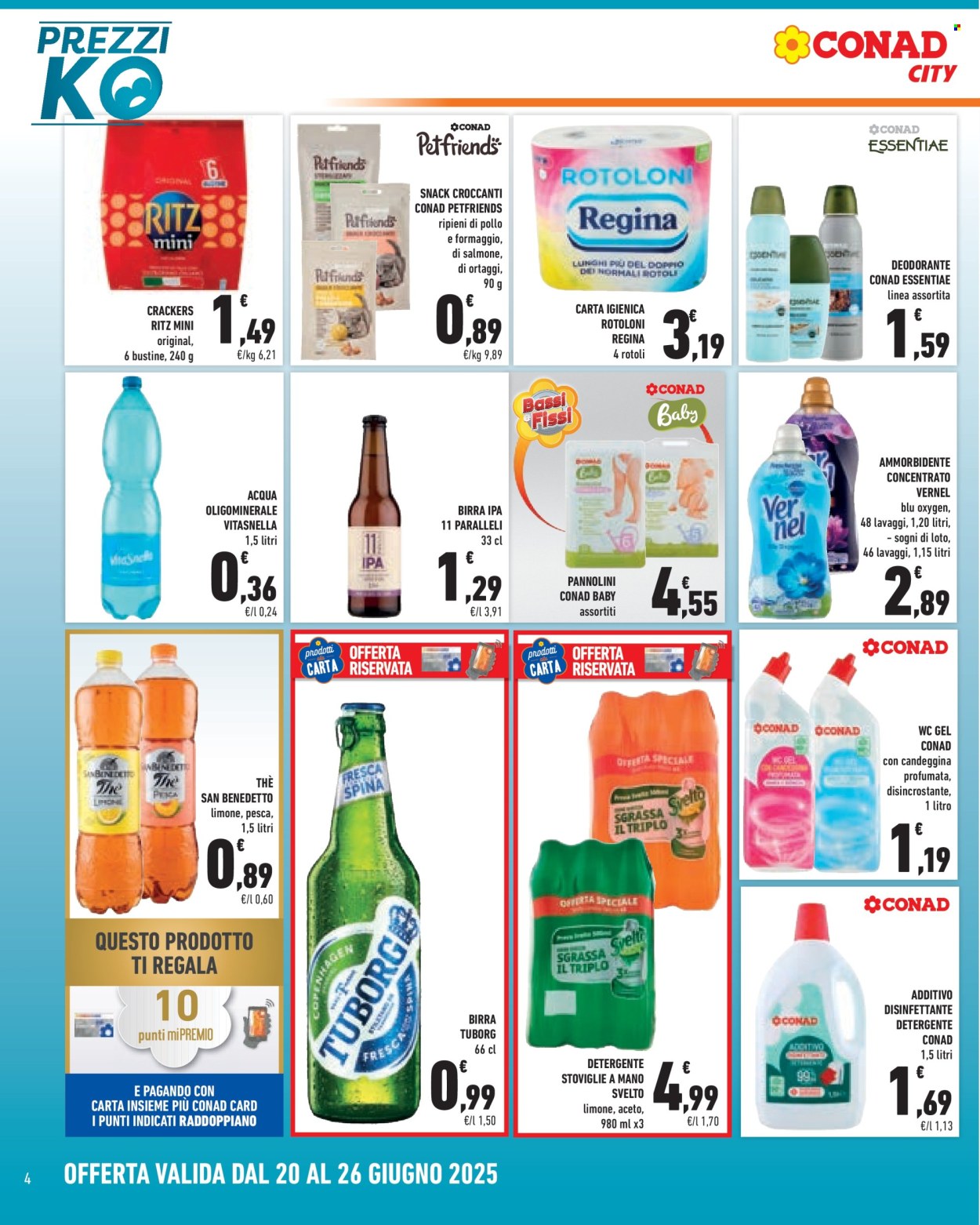 Volantino Conad City - 20/6/2025 - 26/6/2025. Pagina 4
