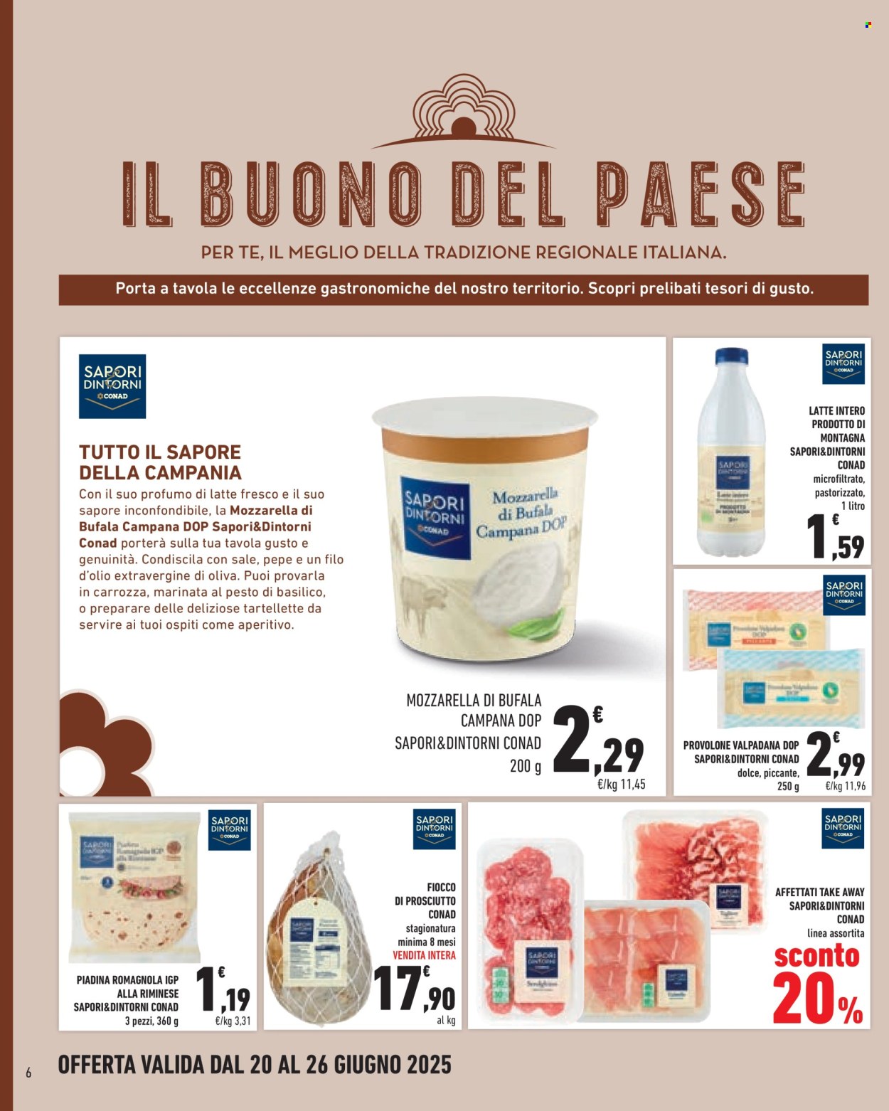 Volantino Conad City - 20/6/2025 - 26/6/2025. Pagina 6