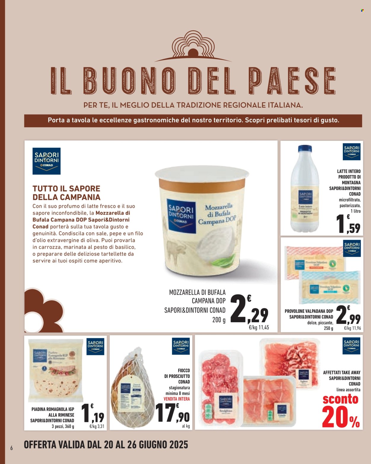 Volantino Conad City - 20/6/2025 - 26/6/2025. Pagina 6
