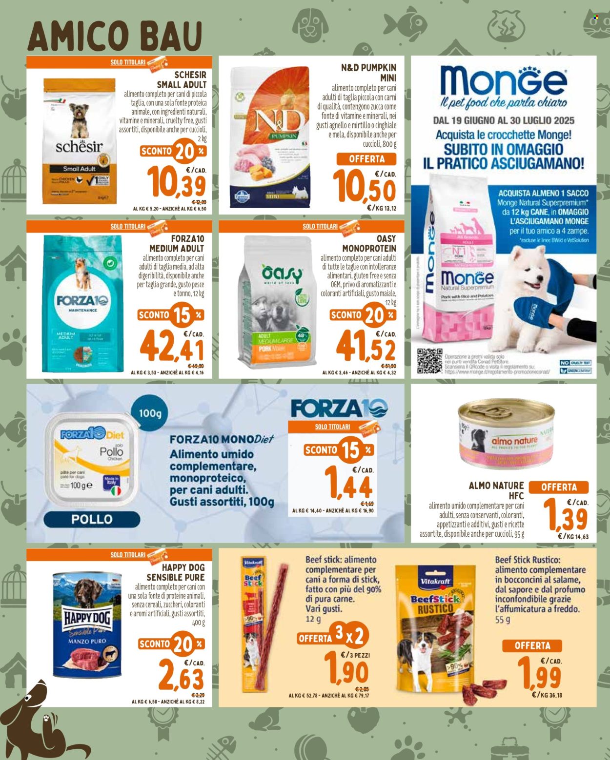 Volantino Pet Store Conad - 19/6/2025 - 30/7/2025. Pagina 2