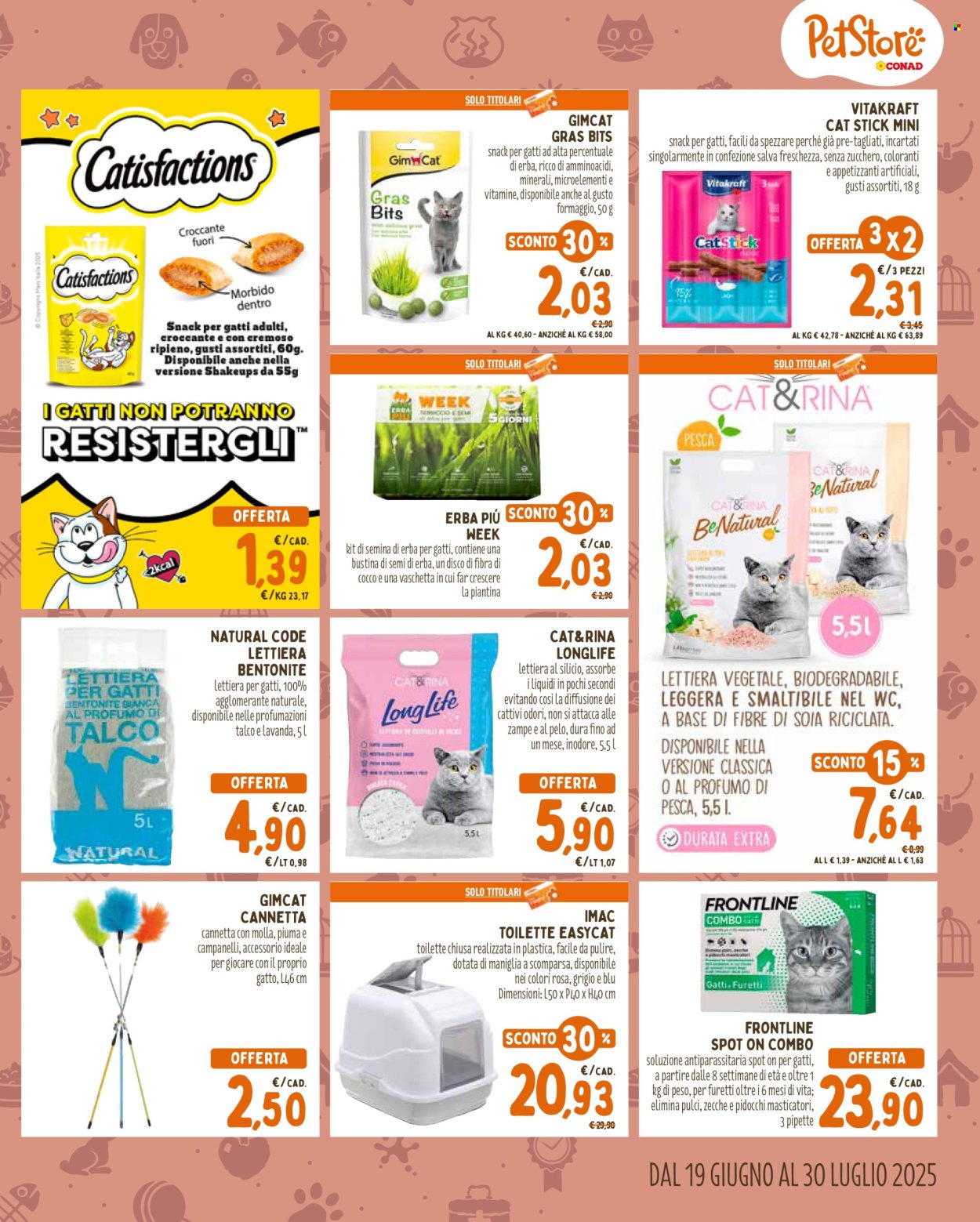 Volantino Pet Store Conad - 19/6/2025 - 30/7/2025. Pagina 5