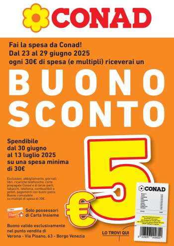 Volantino Conad - 23/6/2025 - 29/6/2025.