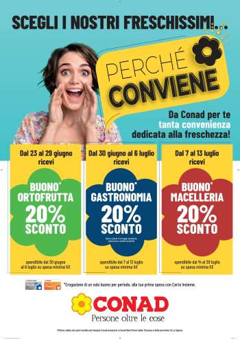 Volantino Conad - 23/6/2025 - 13/7/2025.