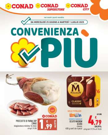 Volantino Conad - 25/6/2025 - 1/7/2025.