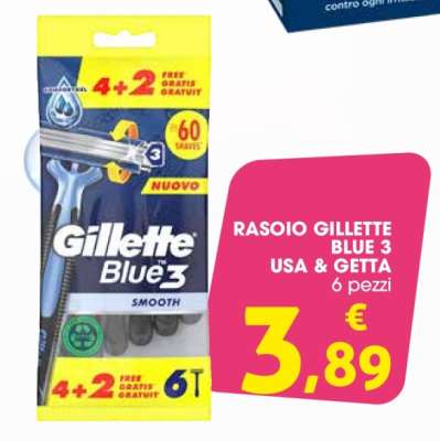 RASOIO GILLETTE BLUE 3 USA & GETTA