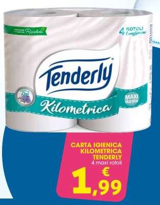 Carta Igienica Kilometrica Tenderly