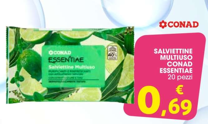 SALVIETTINE MULTIUSO CONAD ESSENTIAE