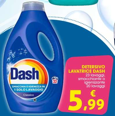 DETERSIVO LAVATRICE DASH