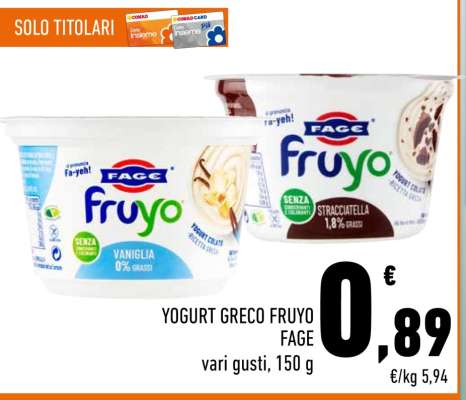 Yogurt Greco Fruyo Fage