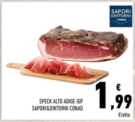 SPECK ALTO ADIGE IGP SAPORI&DINTORNI CONAD