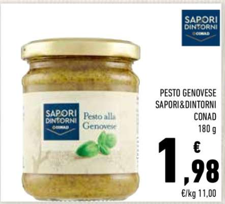 PESTO GENOVESE SAPORI&DINTORNI CONAD