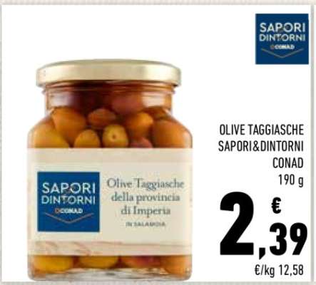 OLIVE TAGGIASCHE SAPORI&DINTORNI CONAD