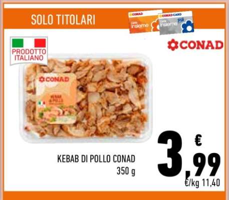 Kebab di Pollo Conad