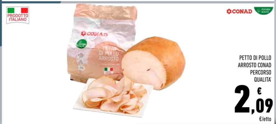 Petto di Pollo Arrosto Conad Percorso Qualità