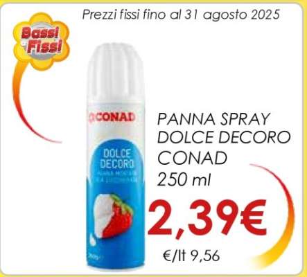 PANNA SPRAY DOLCE DECORO CONAD