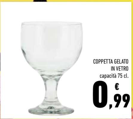 COPPETTA GELATO IN VETRO