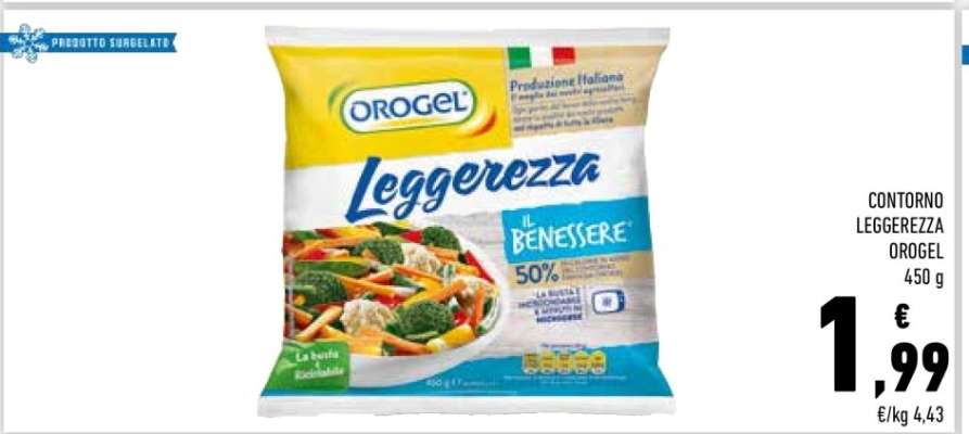 CONTORNO LEGGEREZZA OROGEL