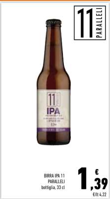 BIRRA IPA 11 PARALLELI