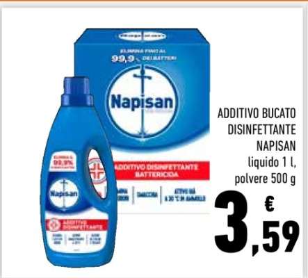 ADDITIVO BUCATO DISINFETTANTE NAPISAN