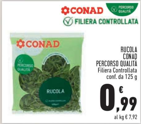 Rucola Conad Percorso Qualità