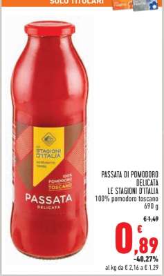 Passata di Pomodoro Delicata