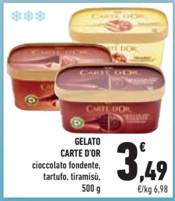 Gelato Carte D'Or