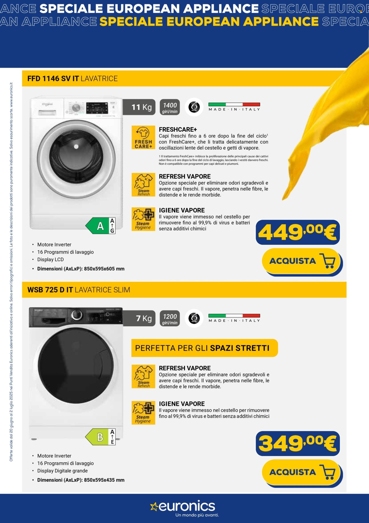 Volantino Euronics - 20/6/2025 - 2/7/2025. Pagina 3