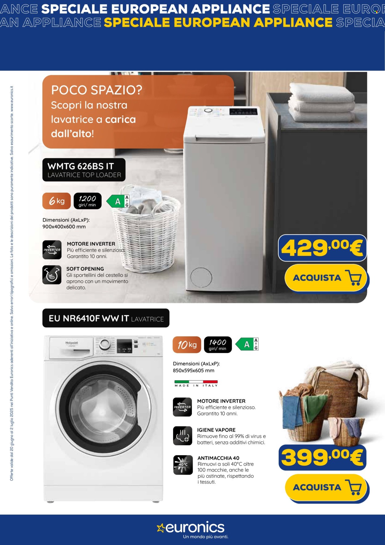 Volantino Euronics - 20/6/2025 - 2/7/2025. Pagina 5