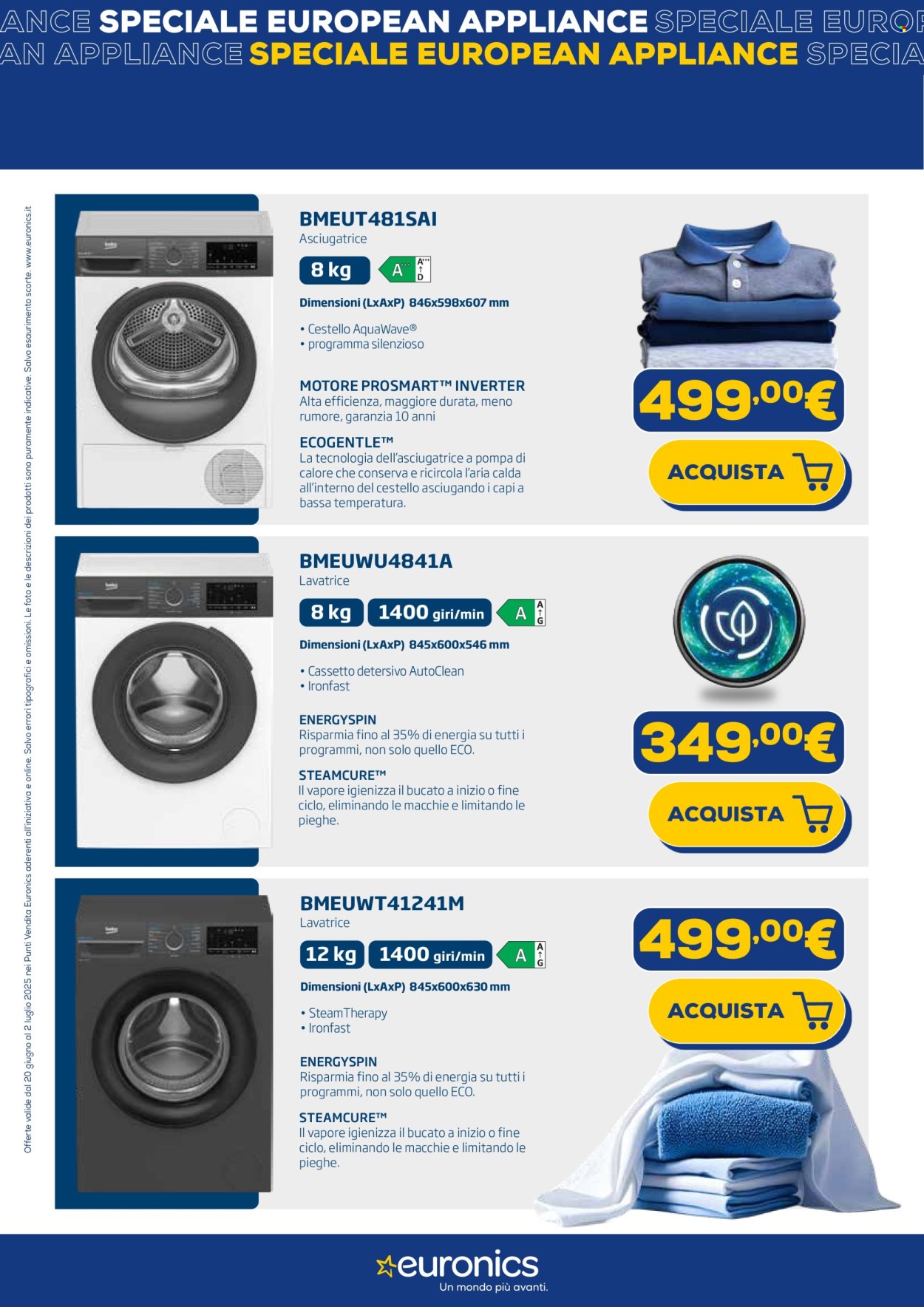Volantino Euronics - 20/6/2025 - 2/7/2025. Pagina 7