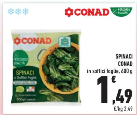 SPINACI CONAD