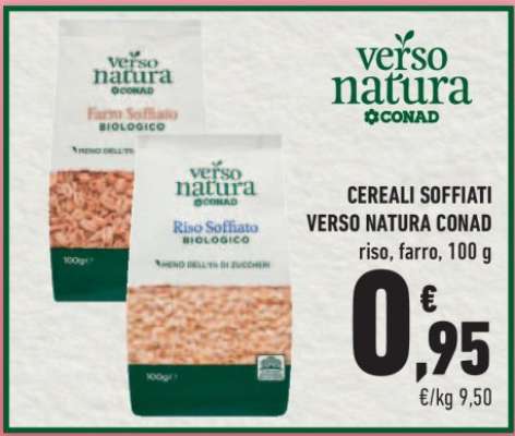 CEREALI SOFFIATI VERSO NATURA CONAD