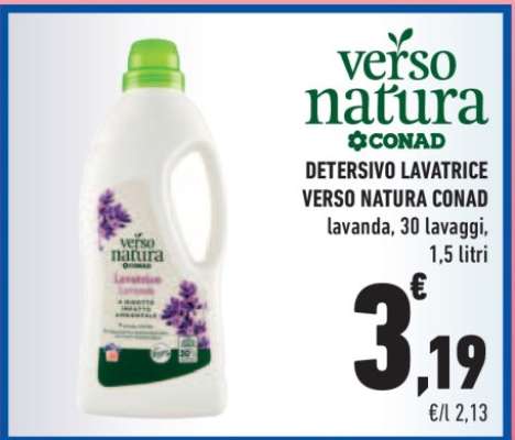 DETERSIVO LAVATRICE VERSO NATURA CONAD