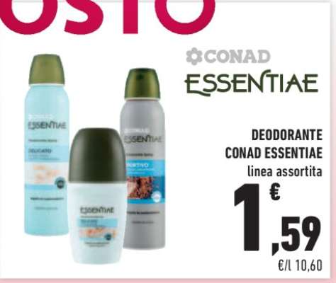 Deodorante CONAD Essentiae