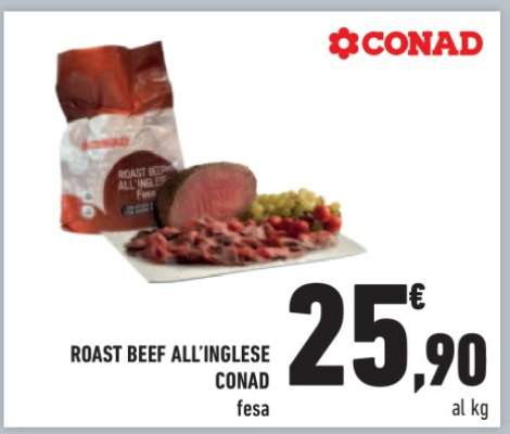 ROAST BEEF ALL'INGLESE CONAD